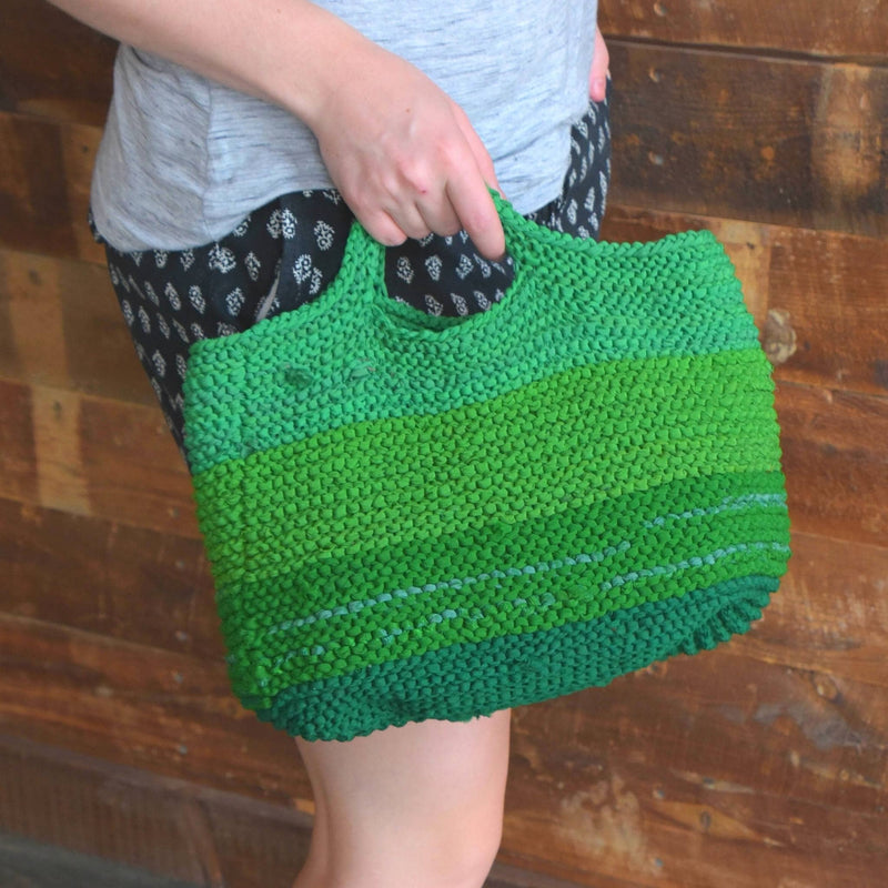 Easy Market Tote Crochet Kit or Knitting Kit