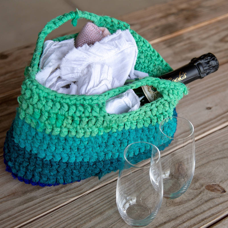 Easy Market Tote Crochet Kit or Knitting Kit