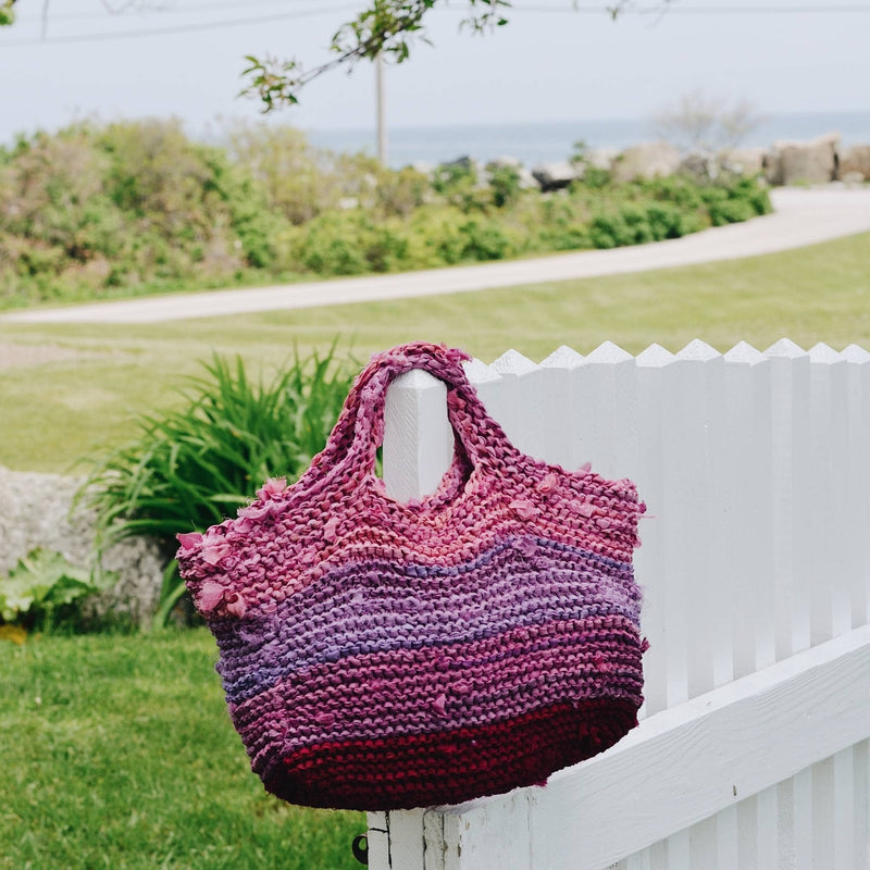 Easy Market Tote Crochet Kit or Knitting Kit