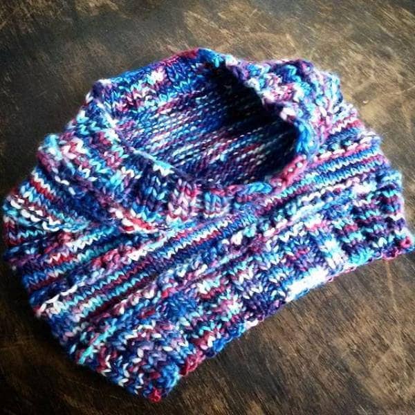 Easy Merino Cowl Pattern