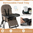 Easy Clean Compact Highchair with Removable Adjustable Tray and PU Seat Cushion by LJGDeals