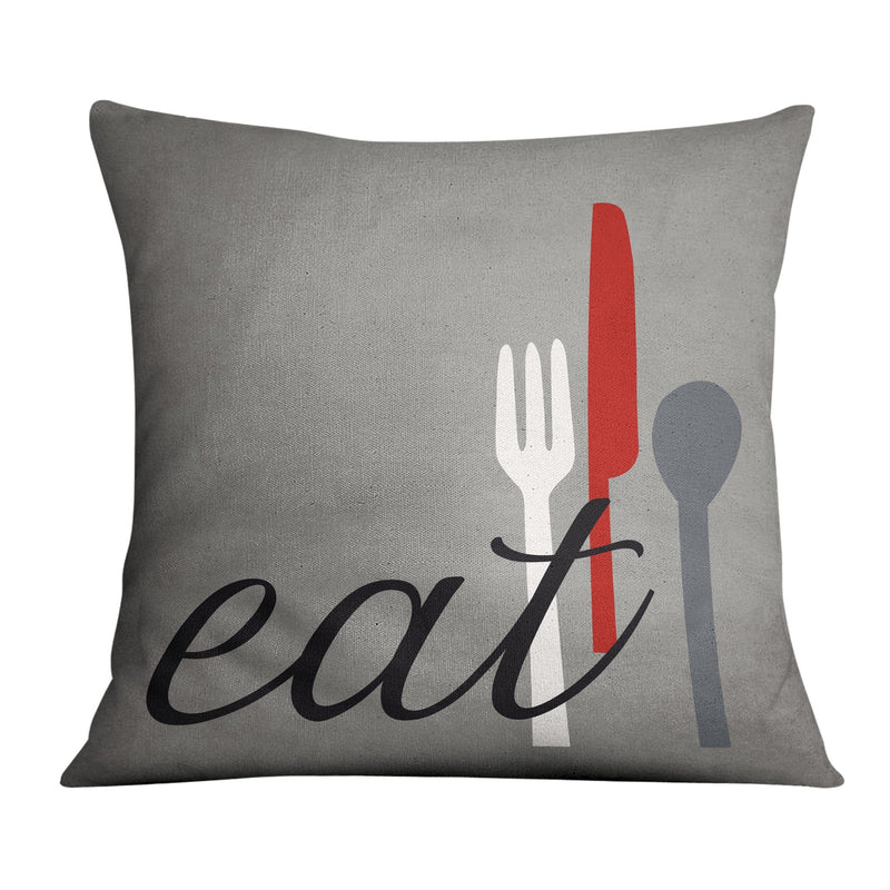 Eat Drink Love A Cushion