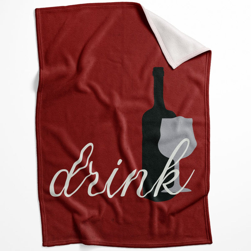 Eat Drink Love B Blanket