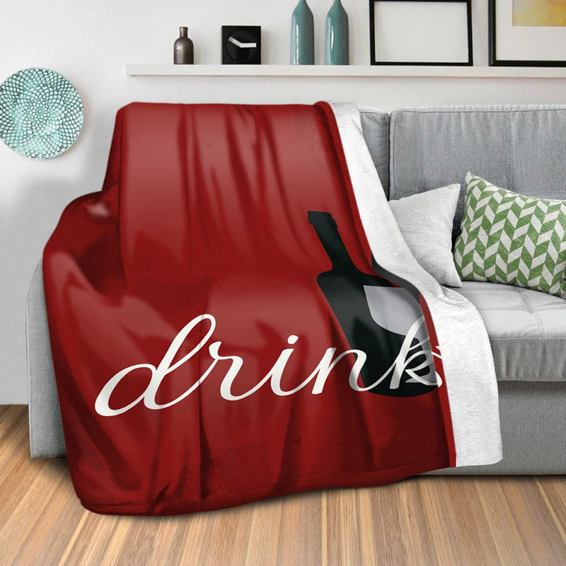 Eat Drink Love B Blanket