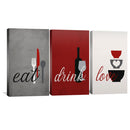 Eat Drink Love Canvas