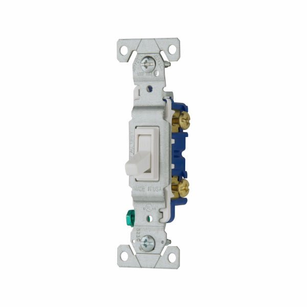 Eaton 1301-7W Single Pole Toggle Switch