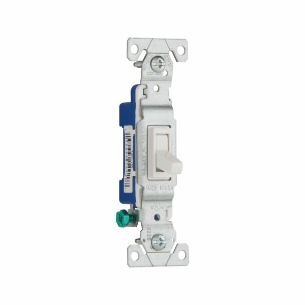 Eaton 1301-7W Single Pole Toggle Switch