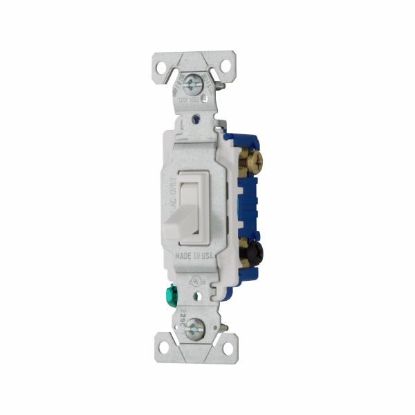 Eaton 1303-7W Three Way Single Pole Toggle Switch