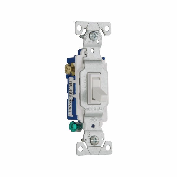 Eaton 1303-7W Three Way Single Pole Toggle Switch