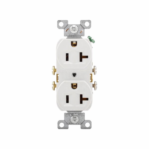 Eaton CR20W Spec Grade Duplex Receptacle Outlet