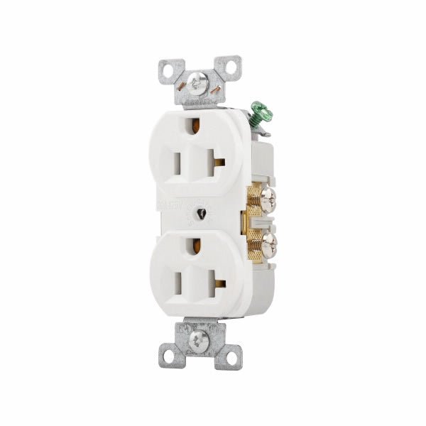 Eaton CR20W Spec Grade Duplex Receptacle Outlet