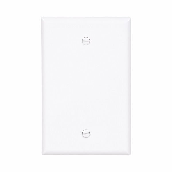 Eaton PJ13 Single Gang Duplex Blank Wallplate