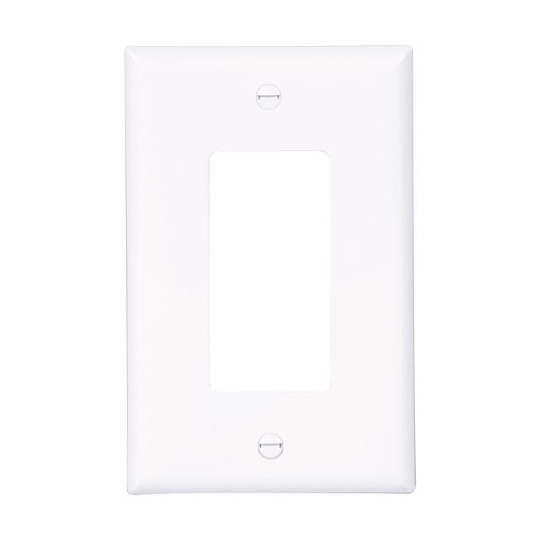 Eaton PJ26 Single Gang Decorator Wallplate White/Black