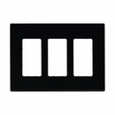 Eaton PJS263 Three Gang Decorator Screwless Wallplate