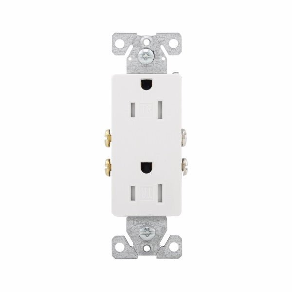 Eaton TR1107W Decorator Duplex Receptacle Outlet