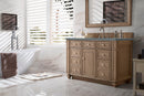 James Martin Bristol 48" Single Bathroom Vanity, Whitewashed Walnut
