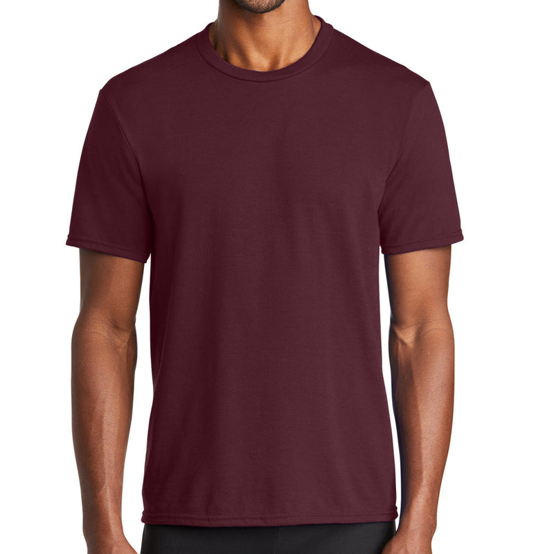 Men's Big Size Port & Company Performance Blend Crew Neck T-Shirt