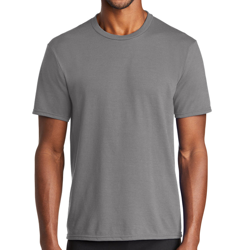 Men's Big Size Port & Company Performance Blend Crew Neck T-Shirt