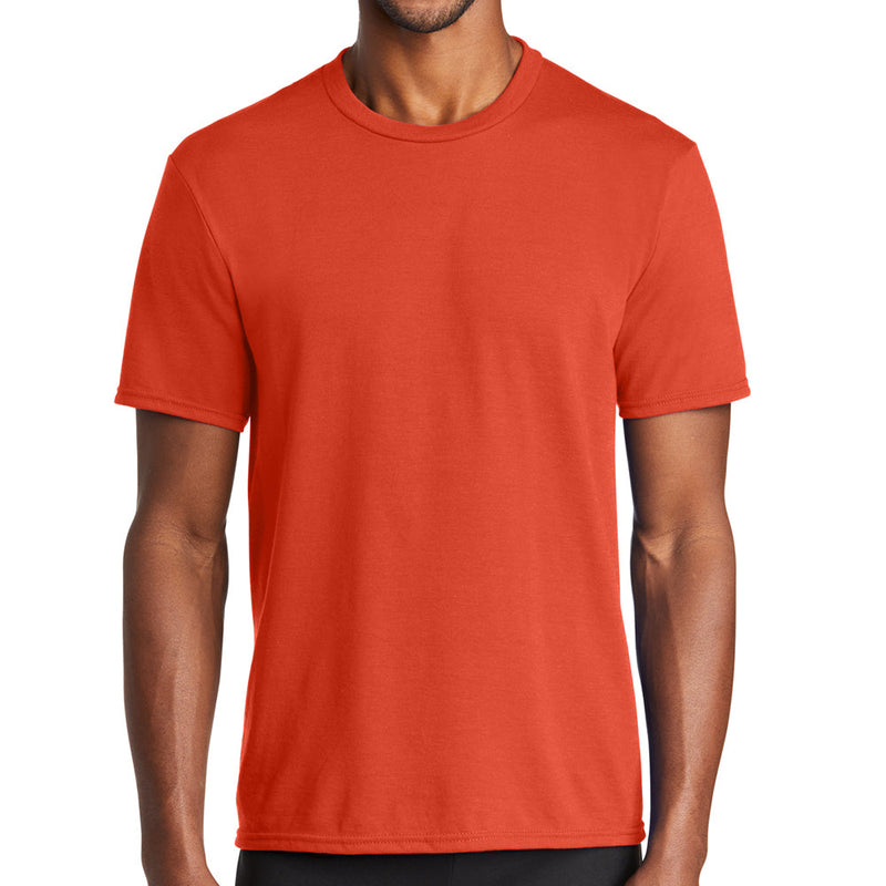 Men's Big Size Port & Company Performance Blend Crew Neck T-Shirt