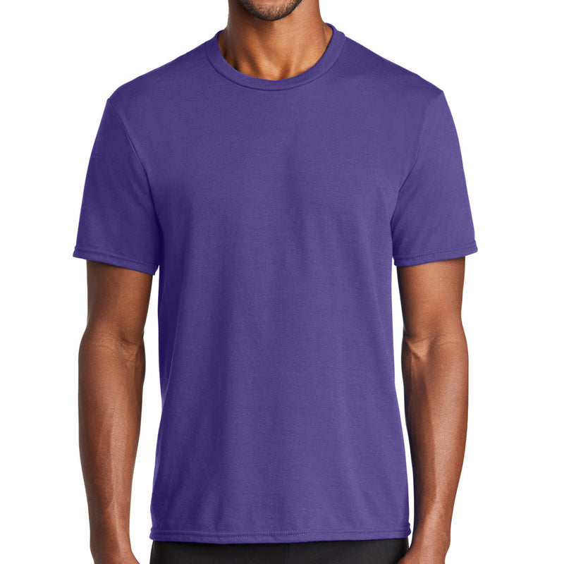 Men's Big Size Port & Company Performance Blend Crew Neck T-Shirt