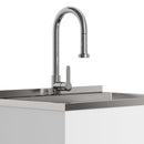 Metro - Laundry Cabinet & Faucet And Stainless Steel Sink by HouseOfZazla