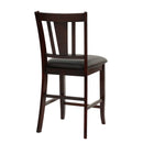 7 Piece Counter Height Dining Set With Butterfly Leaf Table And Chairs - Brown / Espresso by HouseOfZazla