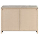 2 Door Accent Cabinet With Accents - Gray by HouseOfZazla