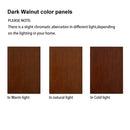 6 Shelf Corner Curio Display Cabinet with Lights, Mirrors and Adjustable Shelves, Walnut