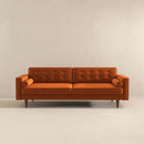 Mid Century Modern Velvet Sofa