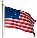 Betsy Ross Outdoor Nylon Flag | Made in USA | Low-Medium Wind Flag by Flagman of America
