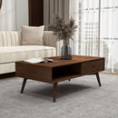Caroline - Coffee Table - Walnut Brown by HouseOfZazla
