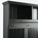 4-in-1 Entryway Bench with Coat Rack, Cushion and 4 Sturdy Hooks, 47.2" Wide Hall Tree with Storage Bench for Hallway, Entryway, Living Room