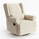 Extra Wide Swivel Recliner Glider Chair With Footrest by HouseOfZazla