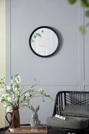 Transitional Decor Style Wall Mirror Decor With Frame For Bathroom by HouseOfZazla