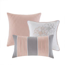Madison Park Floral Cotton Sateen Comforter Ensemble