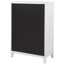 Inverness - 5 Drawer Bedroom Chest - White by HouseOfZazla