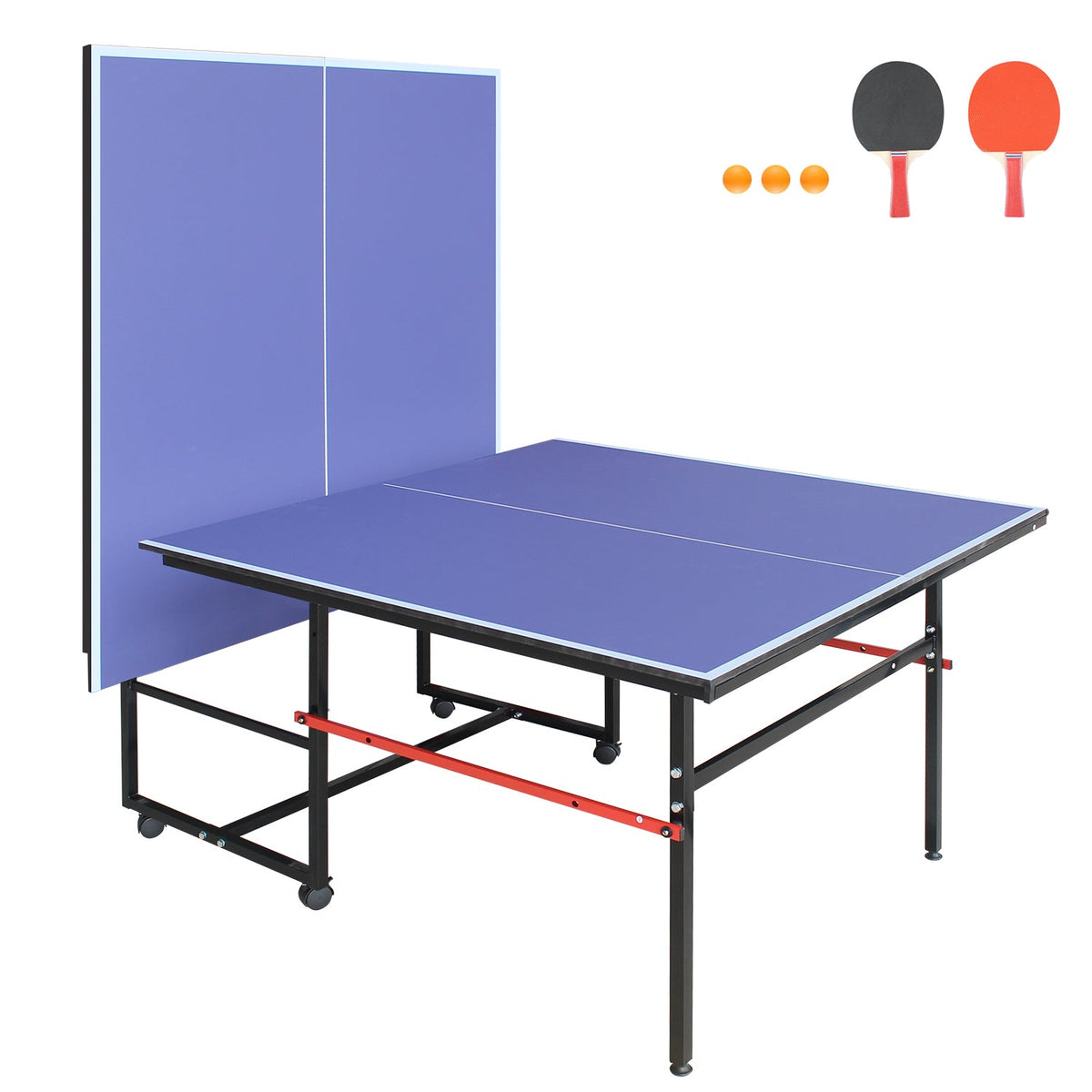 8ft Mid-Size Table Tennis Table Set, photo 6 of 10