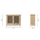 Arden - 2 Door Accent Storage Cabinet - Natural by HouseOfZazla