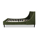 Aspen - Vertical Tufted Modern Headboard Platform Bed Set by HouseOfZazla