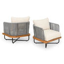 Lucca Outdoor Acacia Wood Chair by HouseOfZazla