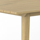 Kona - Outdoor Dining Table - Light Teak by HouseOfZazla