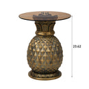 Yellow Pineapple Side Table