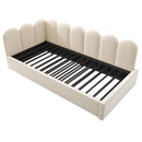 Upholstered Daybed With Metal Slatted Base by HouseOfZazla