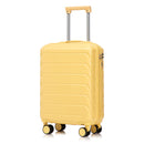 14'/20' 2-Piece ABS Spinner Wheel Luggage Set with Combination Lock