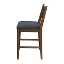 Arno Indoor Upholstered Wooden Counter Stool by HouseOfZazla