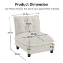 73 Armless Sofa Chenille