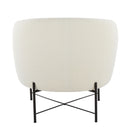 Chloe - Contemporary Chair - Black / White by HouseOfZazla