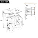 24" Bathroom Vanity with Top Sink