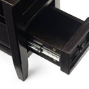 Amherst - Narrow Side Table - Hickory Brown by HouseOfZazla