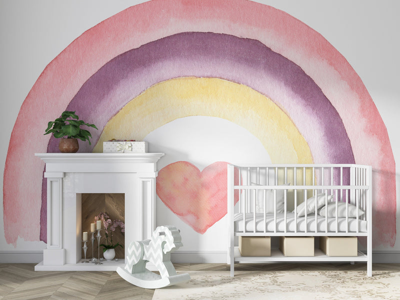 Rainbow Aesthetic Wallpaper Peel and Stick